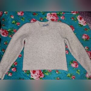 ANTONIO MELANI Women's Cream Sweater Work Casual Size S Cozy Polyester Wool Knit